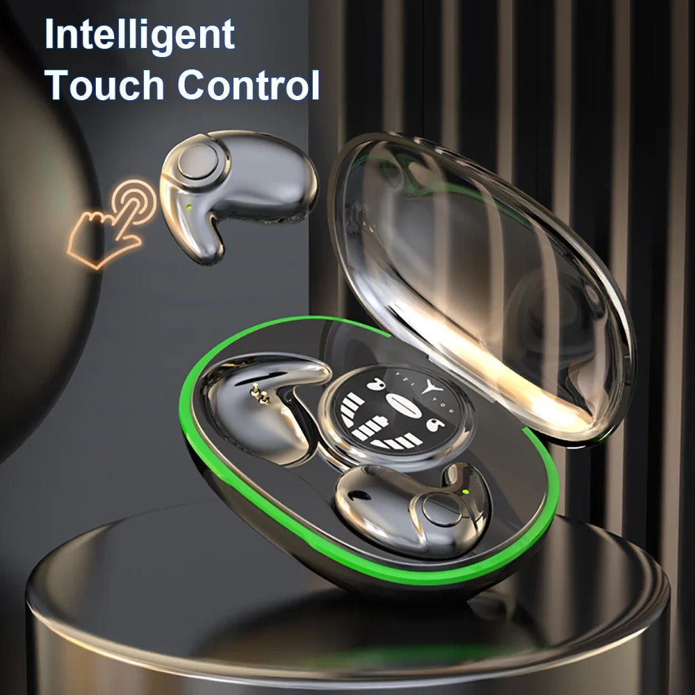 SilentEar sleep earbuds with charging case contents