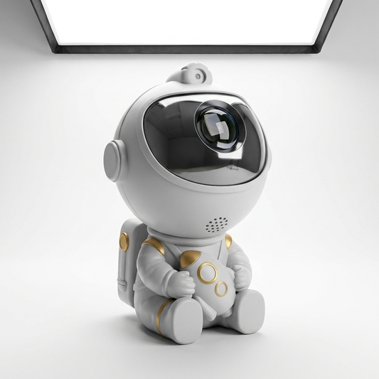 Astronaut Galaxy Projector on a white background